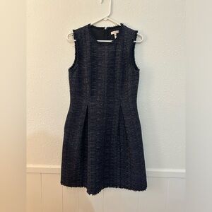 Rebecca Taylor Rainbow Tweed Fit & Flare Dress Size 10